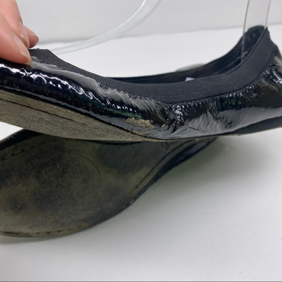 Tory Burch Black Patent Leather Ballet Flats - Picture 4 of 5